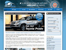 Tablet Screenshot of casablanca-rent-car.com